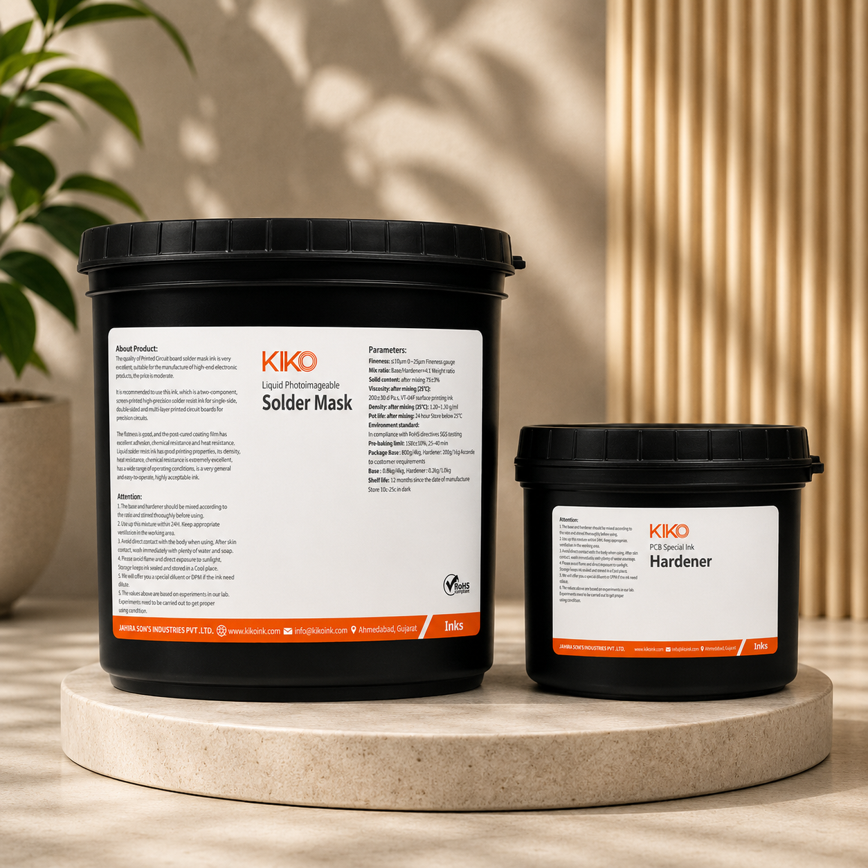 PISM  Liquid Photoimgaable Solder Mask Ink - PCB manufacturing ink by KIKO