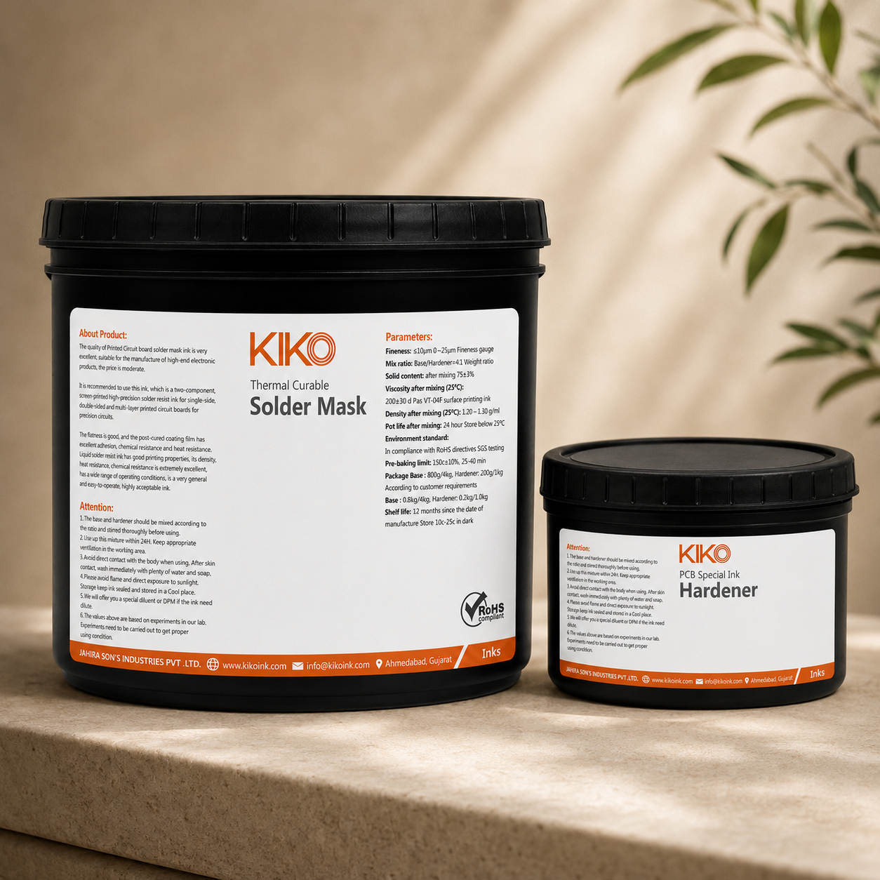 Solder Mask Ink - PCB manufacturing ink by KIKO